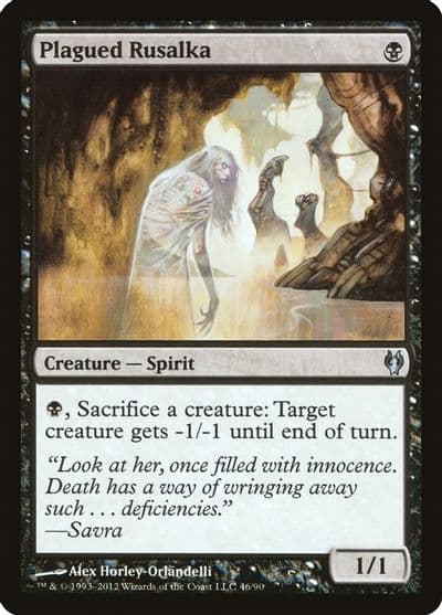Plagued Rusalka Duel Decks: Izzet vs. Golgari Magic card