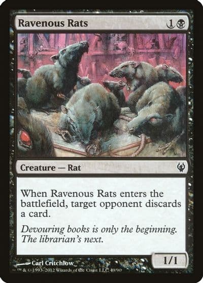 Ravenous Rats Duel Decks: Izzet vs. Golgari Magic card
