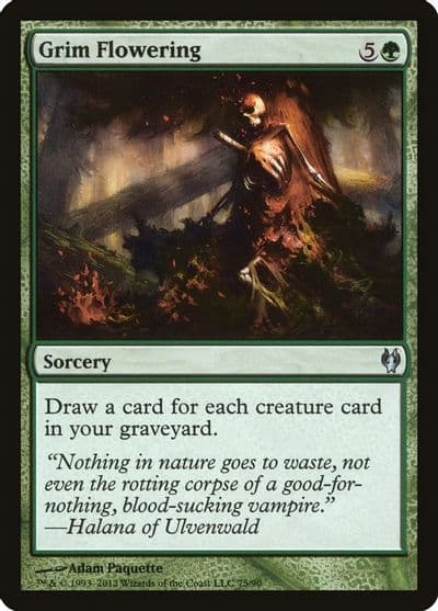 Grim Flowering Duel Decks: Izzet vs. Golgari Magic card
