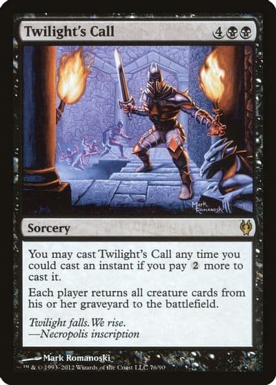 Twilights Call Duel Decks: Izzet vs. Golgari Magic card