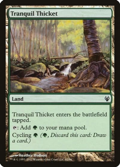 Tranquil Thicket Duel Decks: Izzet vs. Golgari Magic card