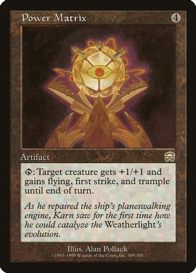 Power Matrix Mercadian Masques Magic card