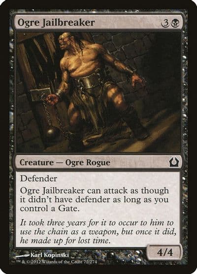 Ogre Jailbreaker Return to Ravnica Magic card