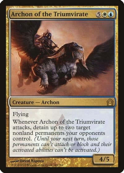 Archon of the Triumvirate Return to Ravnica Magic card