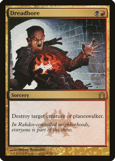 Dreadbore Return to Ravnica Magic card