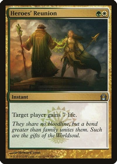 Heroes Reunion Return to Ravnica Magic card