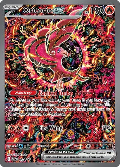 Oricorio ex - 024 ME: Mega Evolution Promo Pokemon card