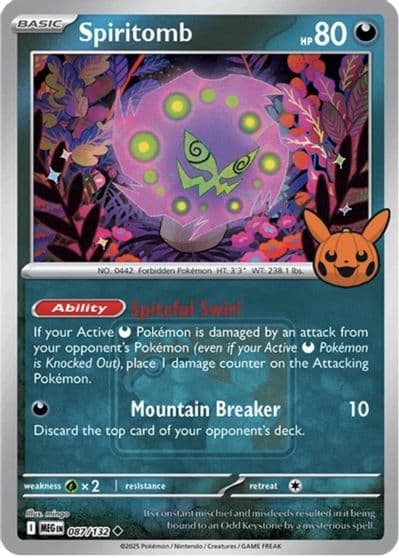 Spiritomb (Trick or Trade Stamped) League & Championship Cards Pokemon card