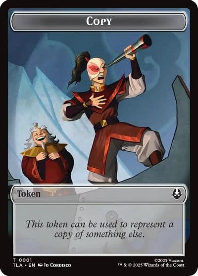 Copy 0001 Spirit Double Sided Token Avatar: The Last Airbender Magic card