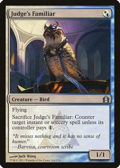 Judges Familiar Return to Ravnica Magic card