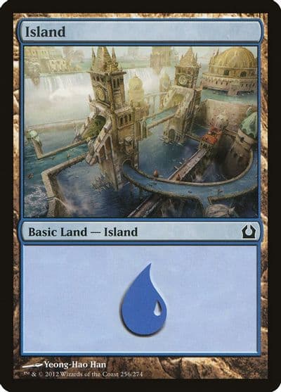 Island 256 Return to Ravnica Magic card
