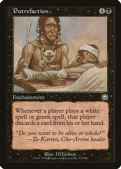 Putrefaction Mercadian Masques Magic card