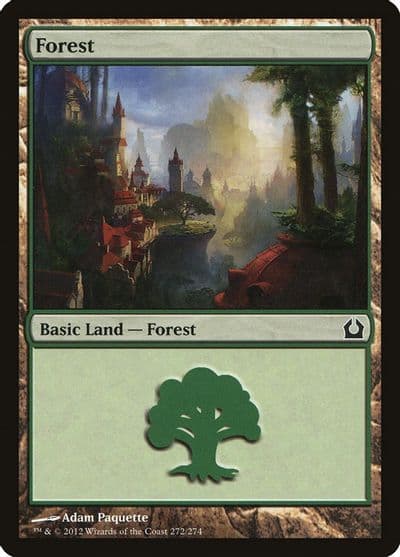 Forest 272 Return to Ravnica Magic card