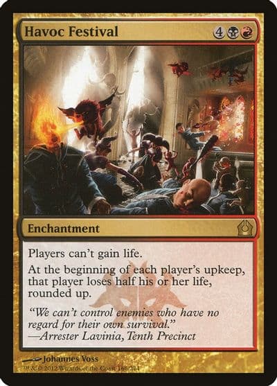 Havoc Festival Return to Ravnica Magic card