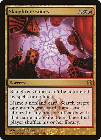 Slaughter Games Return to Ravnica Magic card