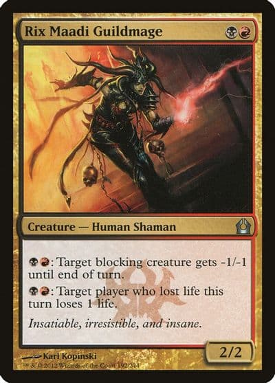 Rix Maadi Guildmage Return to Ravnica Magic card