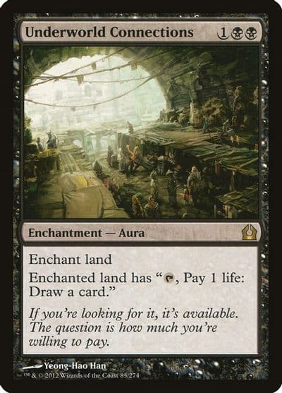 Underworld Connections Return to Ravnica Magic card