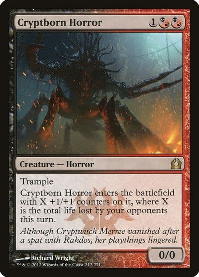 Cryptborn Horror Return to Ravnica Magic card