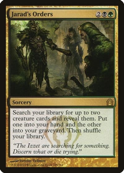 Jarads Orders Return to Ravnica Magic card