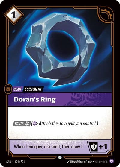 Dorans Ring Spiritforged Riftbound card