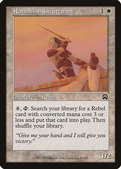 Ramosian Lieutenant Mercadian Masques Magic card