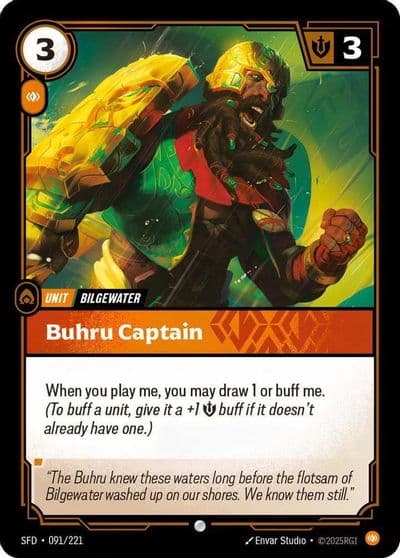 Buhru Captain Spiritforged Riftbound card
