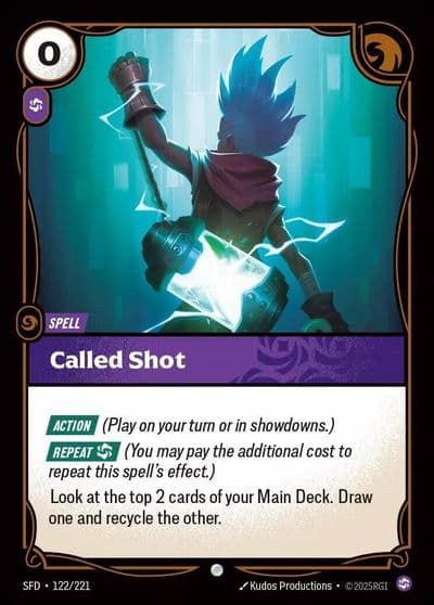 Called Shot Spiritforged Riftbound card