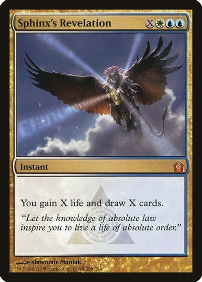 Sphinxs Revelation Return to Ravnica Magic card