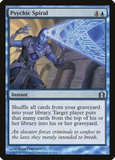 Psychic Spiral Return to Ravnica Magic card