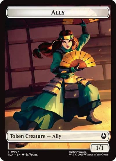 Ally 0007 Spirit Double Sided Token Avatar: The Last Airbender Magic card