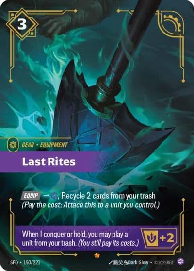 Last Rites Spiritforged Riftbound card