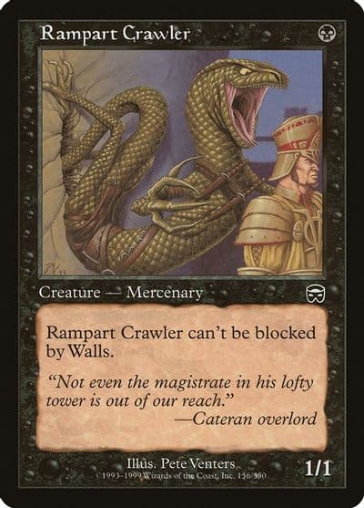 Rampart Crawler Mercadian Masques Magic card