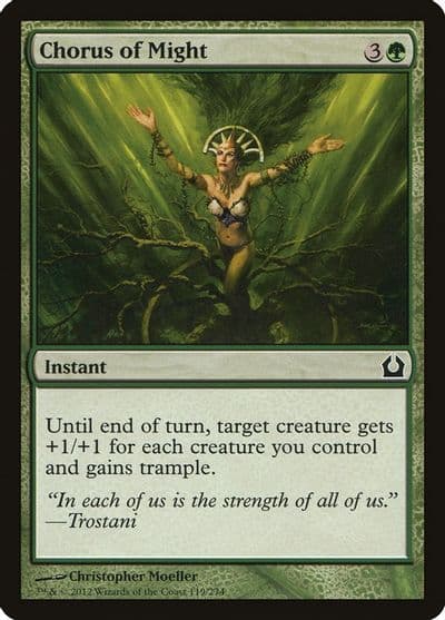 Chorus of Might Return to Ravnica Magic card