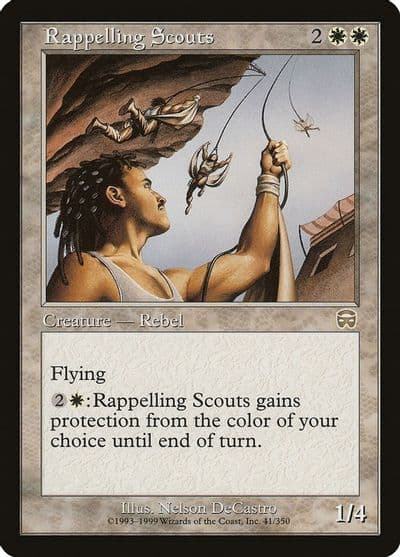 Rappelling Scouts Mercadian Masques Magic card