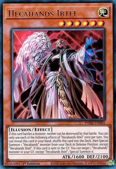 Hecahands Ibtel Phantom Revenge Yu-Gi-Oh! card