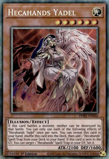 Hecahands Yadel CR Phantom Revenge Yu-Gi-Oh! card