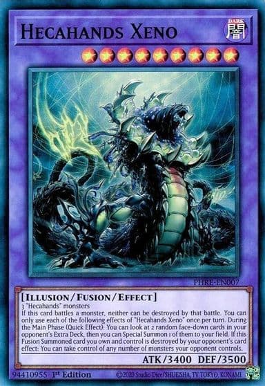 Hecahands Xeno Phantom Revenge Yu-Gi-Oh! card