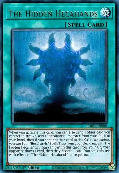 The Hidden Hecahands Phantom Revenge Yu-Gi-Oh! card