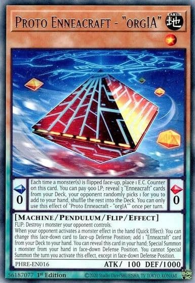 Proto Enneacraft orgIA Phantom Revenge Yu-Gi-Oh! card