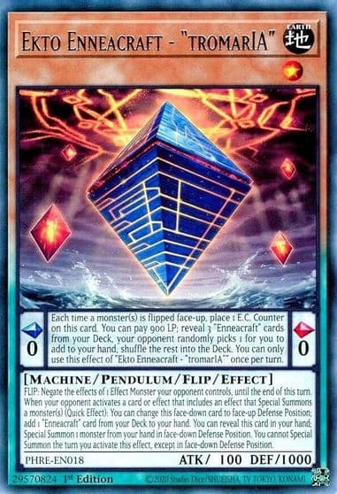 Ekto Enneacraft tromarIA Phantom Revenge Yu-Gi-Oh! card