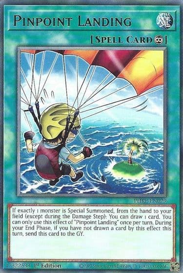 Pinpoint Landing Phantom Revenge Yu-Gi-Oh! card