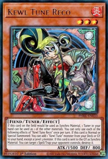 Kewl Tune Reco Phantom Revenge Yu-Gi-Oh! card
