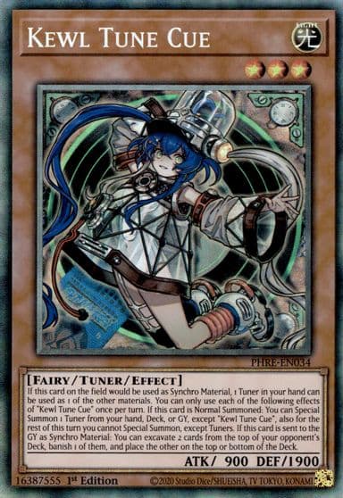 Kewl Tune Cue CR Phantom Revenge Yu-Gi-Oh! card