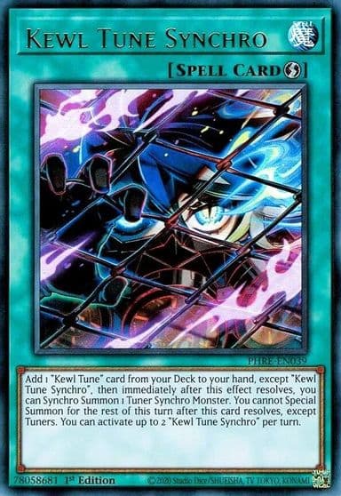 Kewl Tune Synchro Phantom Revenge Yu-Gi-Oh! card