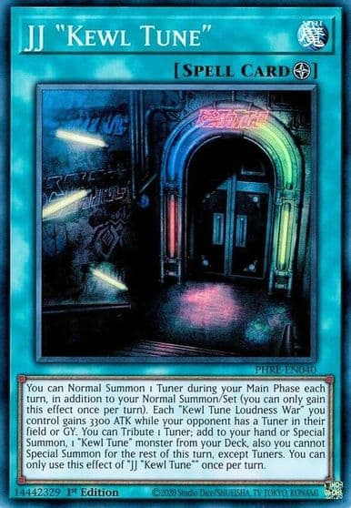 JJ Kewl Tune Phantom Revenge Yu-Gi-Oh! card