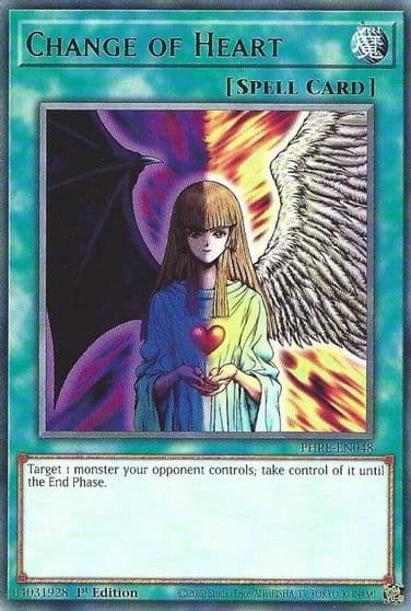 Change of Heart Phantom Revenge Yu-Gi-Oh! card