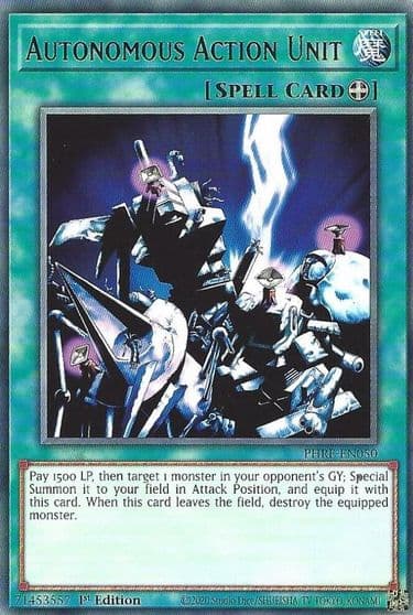 Autonomous Action Unit Phantom Revenge Yu-Gi-Oh! card