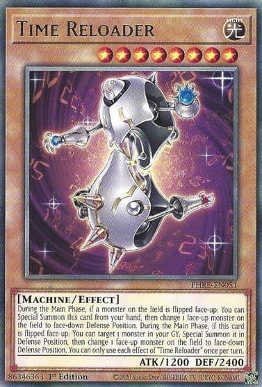 Time Reloader Phantom Revenge Yu-Gi-Oh! card