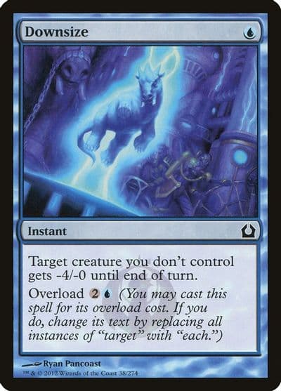 Downsize Return to Ravnica Magic card