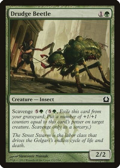 Drudge Beetle Return to Ravnica Magic card